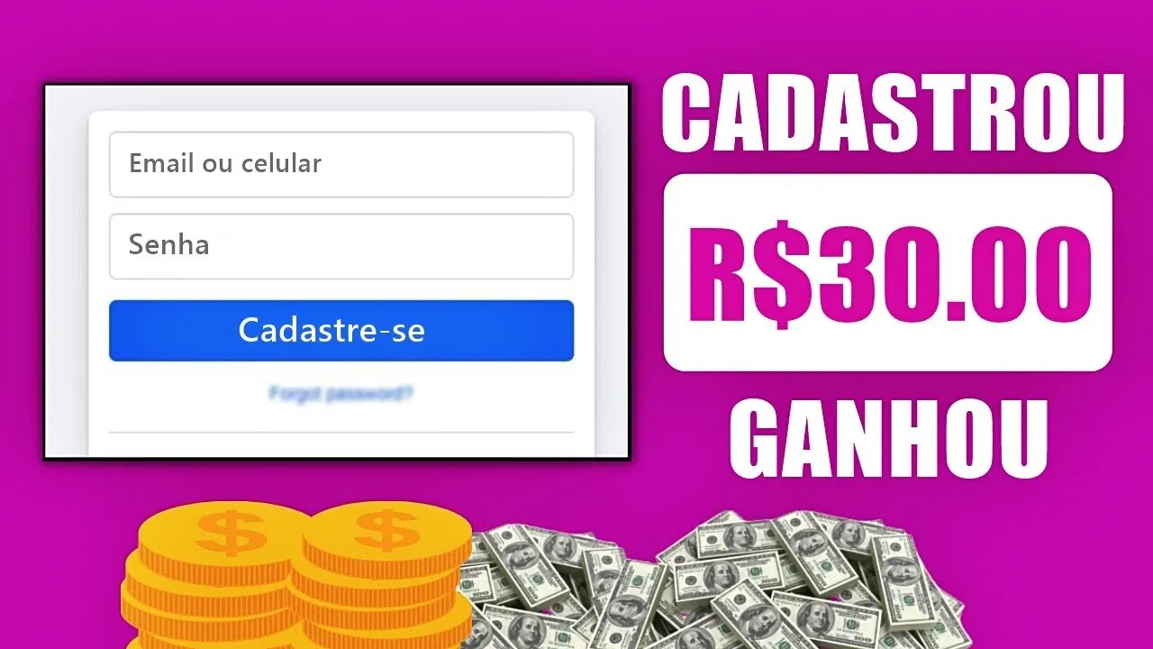 Ganhe R$30 No Cadastro + R$20 Via Pix Sem Fazer Nada - App Pagando Por Cadastro Via Pix