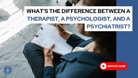 What's the difference between a therapist, a psychologist, and a psychiatrist?