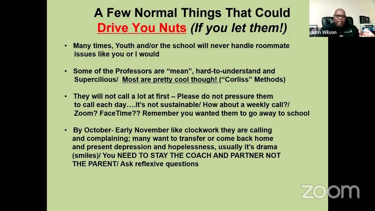 Jumpstart Meeting for Class of 2023: Roommate Relations