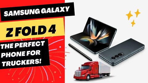 Samsung Galaxy Z Fold 4 | The best phone for truckers? Full Impressions