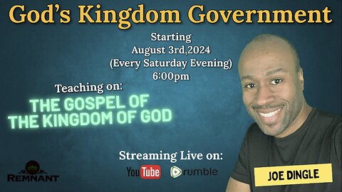 “God’s Kingdom Government”(Kingdom Culture pt#1)