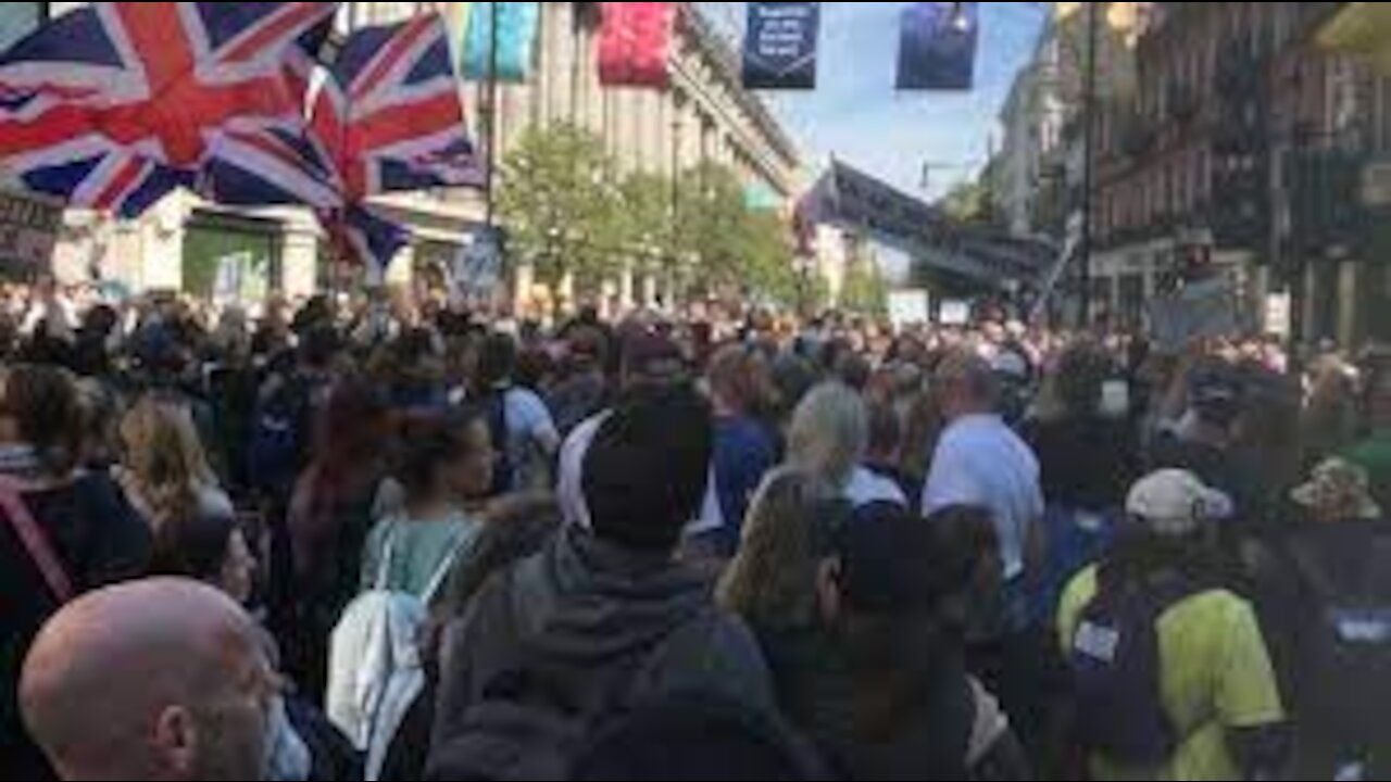 THOUSANDS of Anti-Lockdown Protesters Rise up Against New World Order in London! Media Blackout!