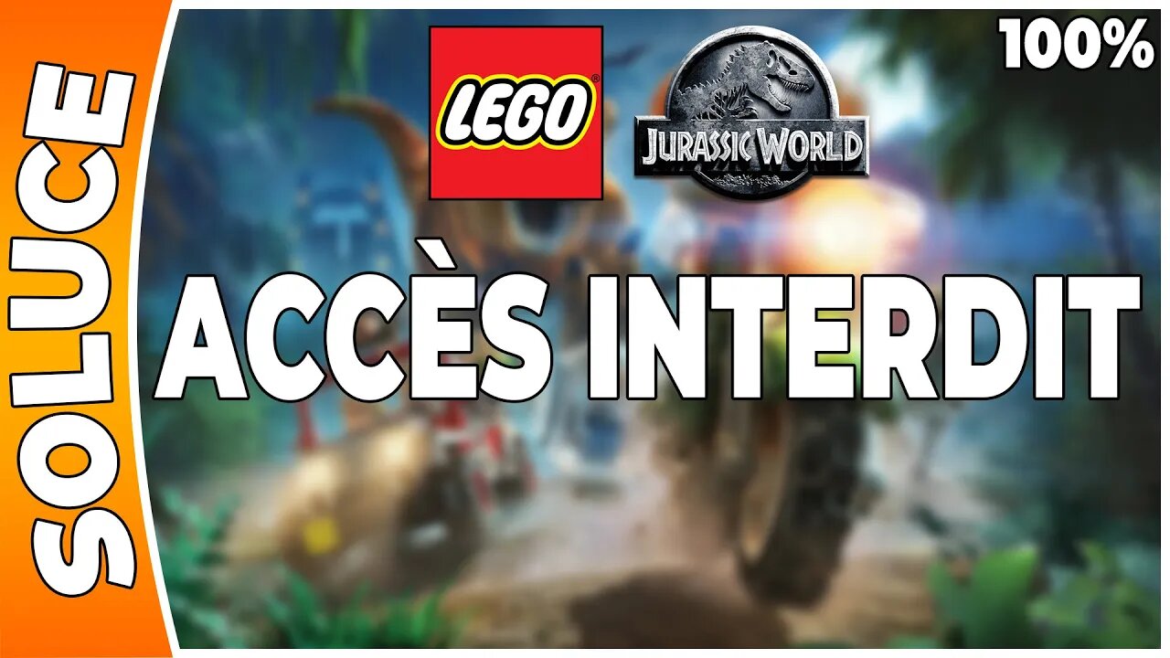 LEGO Jurassic World - ACCÈS INTERDIT - 100% - Minikits et ambre [FR PS3]