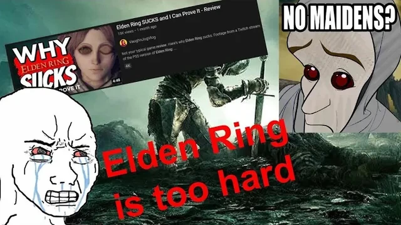 "Elden Rings sucks even though I haven't played it" according to worst Elden Ring Reviewer VaughnJog