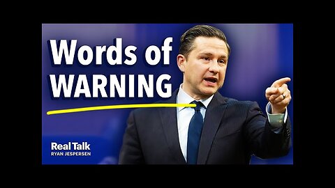 Every politician should watch this speech from @PierrePoilievre
