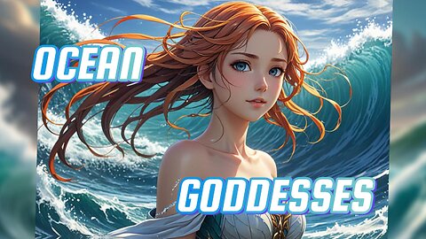 AI Ocean Goddesses living in freedom