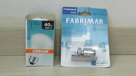 Arejador T2 Fêmea Articulável Fabrimar 7125 Original e Lâmpada Incandescente Soft 40W 220V Bellalux