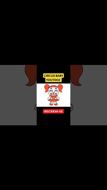 Como Desenhar CIRCUS BABY FNAF YOUTOOZ #shorts #fnaf #fivenightsatfreddys #youtooz #circusbabyfnaf