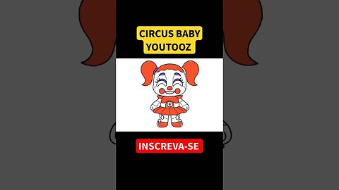 Como Desenhar CIRCUS BABY FNAF YOUTOOZ #shorts #fnaf #fivenightsatfreddys #youtooz #circusbabyfnaf