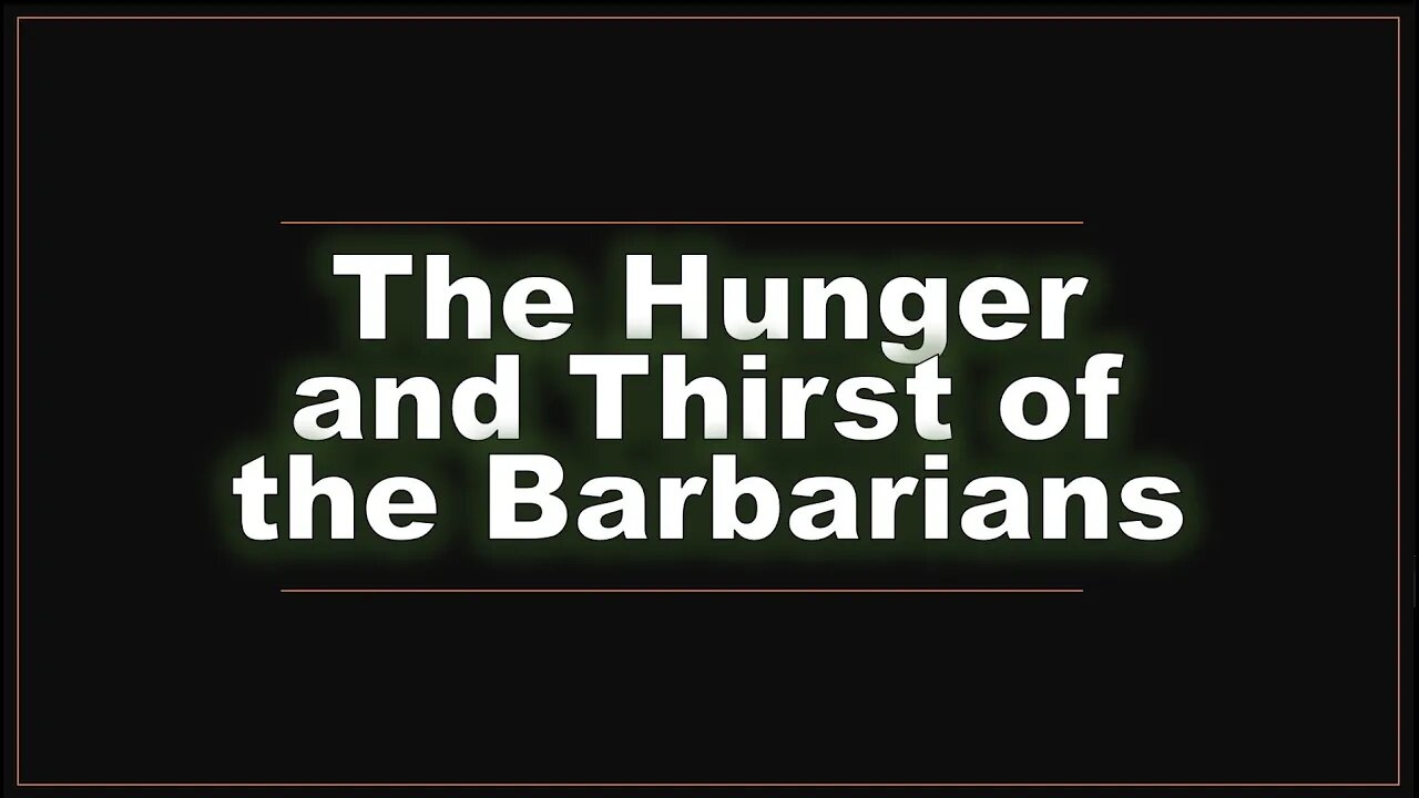 The Hunger and Thirst of the Barbarians - The Lampstand - Hallettsville