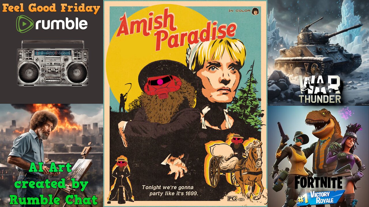 Feel Good Friday - AI art created by chats and random games