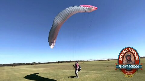 October , 2022 - powered taxi, kiting, first flight - Gabe