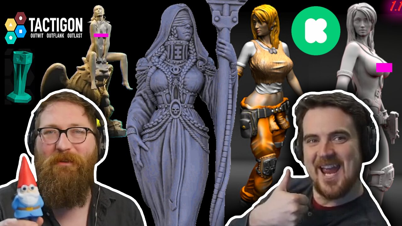 Kickstarter Miniatures 31 - Tom and Ben