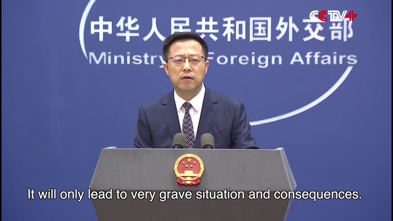 China to US: "Those who play with fire will perish by it"