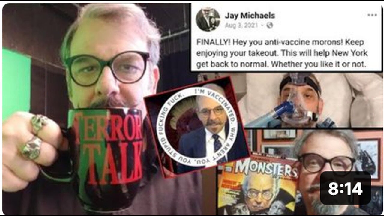 Another bloodthirsty covid creature gets his heart ripped out....