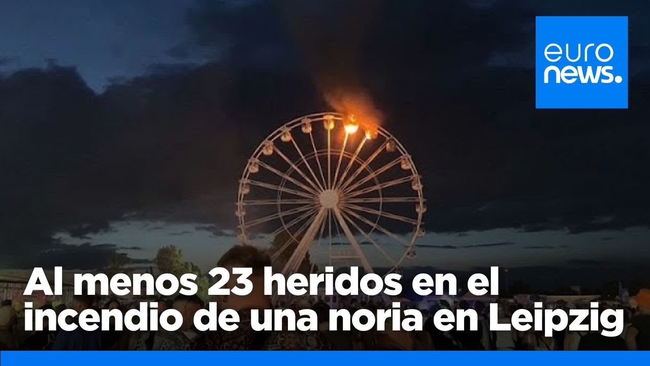 Al menos 23 heridos tras incendiarse dos góndolas de una noria en el festival de música de L…