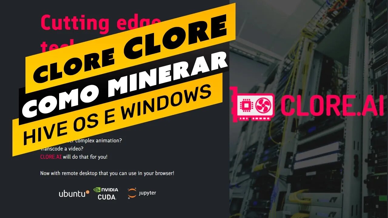 ⛏️💰 COMO MINERAR A MOEDA CLORE (CLORE) - PASSO A PASSO - HIVE OS E WINDOWS