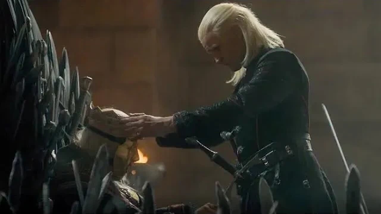 "I Will Sit The Throne Today." ... King Viserys' Last and Final Wish from 'House Of The Dragon'.