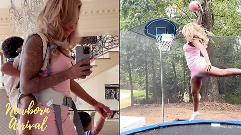 Summer Walker Unlocks Her Inner Michael Jordan During Mommy Duty! 🏀