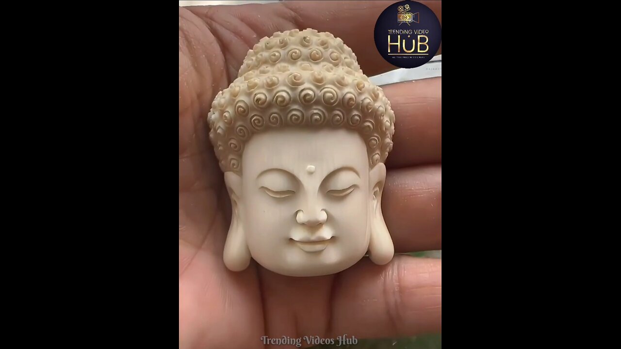 Buddha Miniature Wood Craft : Turn Wood Piece into Beautiful Art"