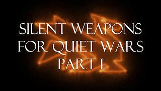 Behold A Pale Horse: Silent Weapons For Quiet Wars