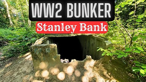 Hidden WW2 Bunker in Stanley Bank Woods St Helens