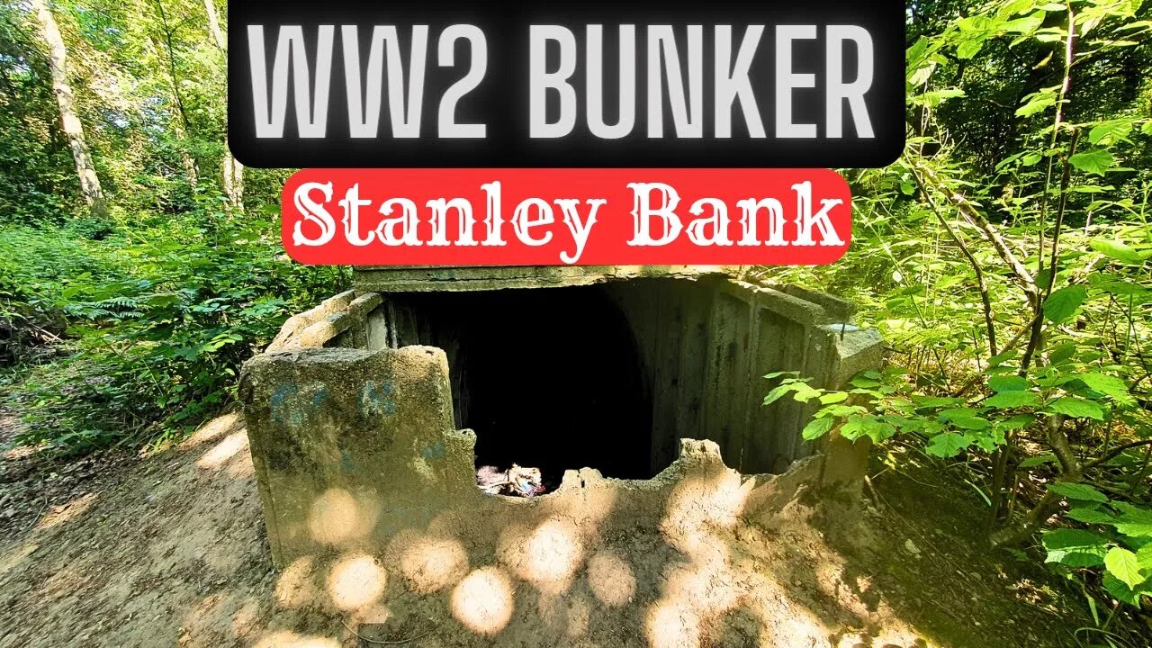 Hidden WW2 Bunker in Stanley Bank Woods St Helens