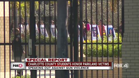 Charlotte County students honor Parkland victims -- 12pm report