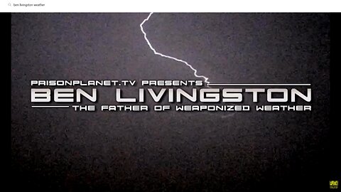 Dr. Ben Livingston The Father Of Weaponized Weather
