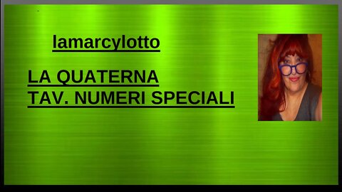 LA QUATERNA CON LA TAV, NUMERI SPECIALI AREA 51