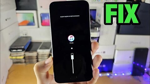 iPhone 6 STUCK in Recovery Mode issue SOLVED!