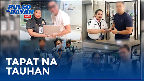 Mga tapat na tauhan ng OTS: nagbalik ng naiwanang gamit ng mga pasahero sa paliparan