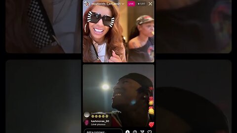 KEYSHIA COLE IG LIVE: Keyshia Catch Friendly Fire From Her Friend & Interact W An Haitian (05/03/23)