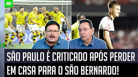 "AÍ FERROU TUDO, cara! O São Paulo CHEGOU AO PONTO de..." SPFC é CRITICADO após 1x0 do São Bernardo!