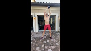 Exercise Technique #10 Kettlebell: Lateral Swing to Press
