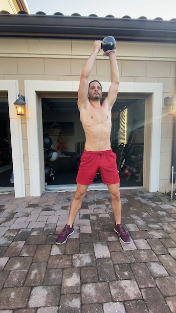 Exercise Technique #10 Kettlebell: Lateral Swing to Press