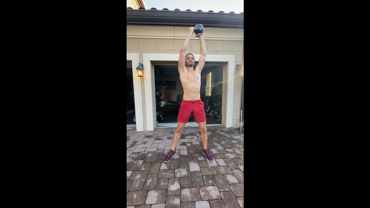 Exercise Technique #10 Kettlebell: Lateral Swing to Press