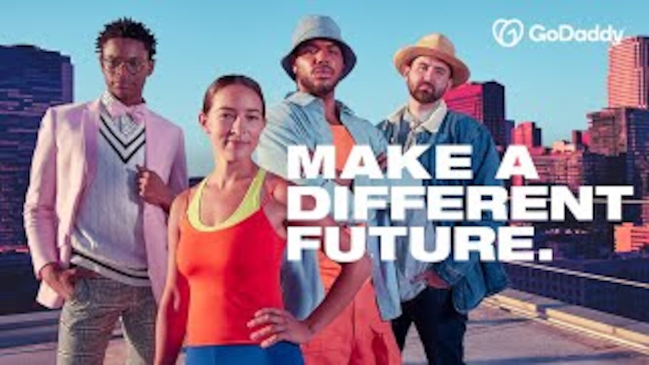 FULL GoDaddy "Make a Different Future" COMMERCIAL