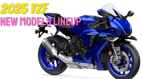 2025 Yamaha yzf new model lineup