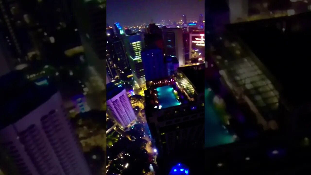 #nighttime #basejump off of #seattle #tower #terrified
