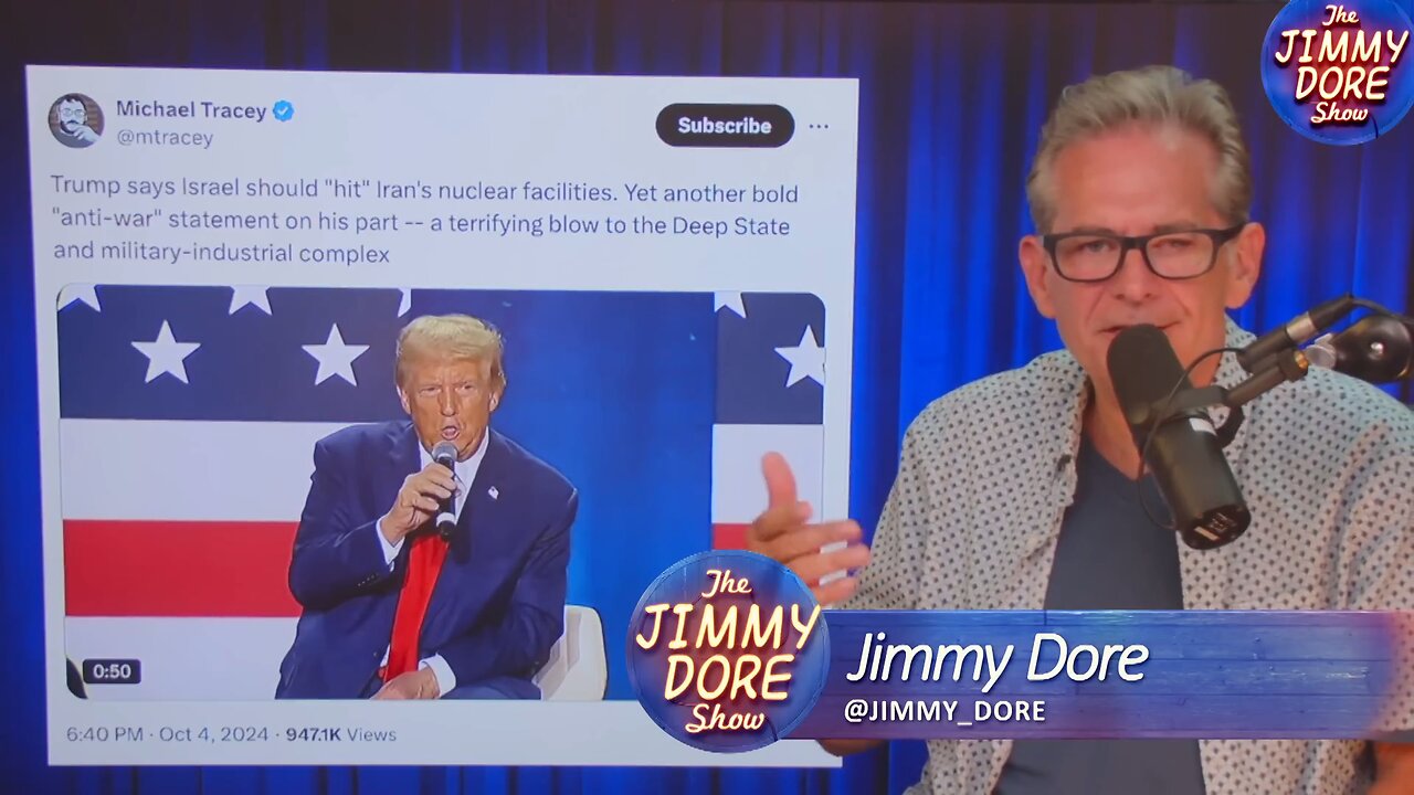 The Jimmy Dore Show: Trump goes ALL-IN on striking Iran´s nuclear facilities