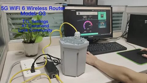 SUNCOMM 5G ODU speed testing