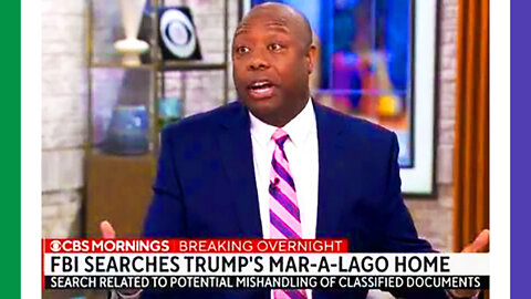 RINO Tim Scott Doesn't Denounce Raid On Trump