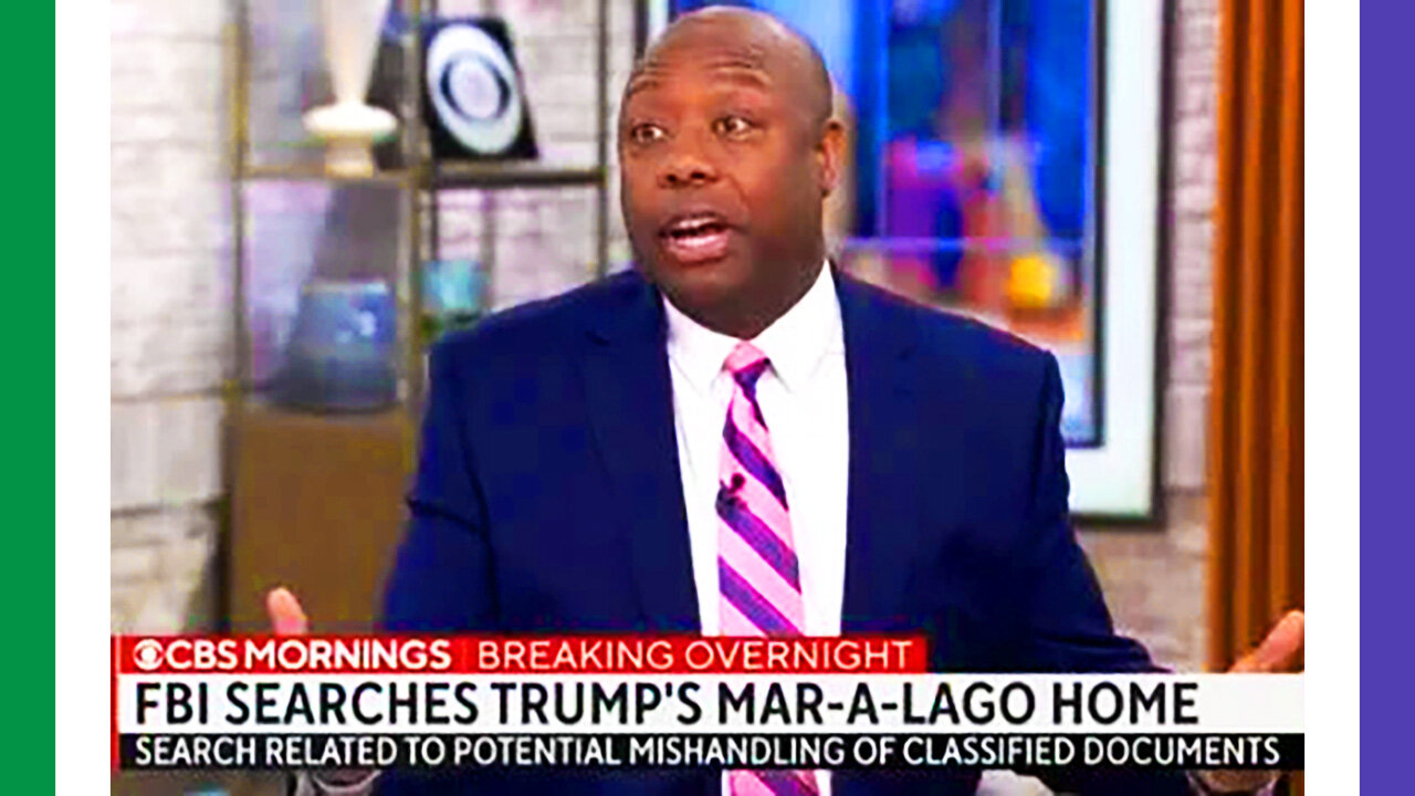 RINO Tim Scott Doesn't Denounce Raid On Trump