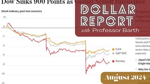 Stock market selloff / Dollar Report: August 2024