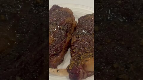 Smoked Rib-Eye Steak Reversed Seared on the Blackstone with Compound and Homemade Steak Sauce