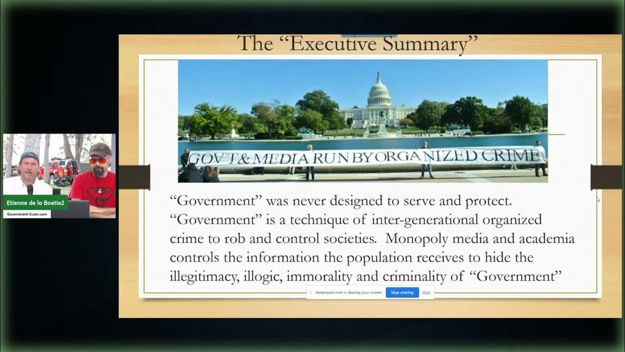 Voting is Violence! - Mark Passio & Etienne de la Boetie2 Present to FUNL 3 Live From PorcFest 2023