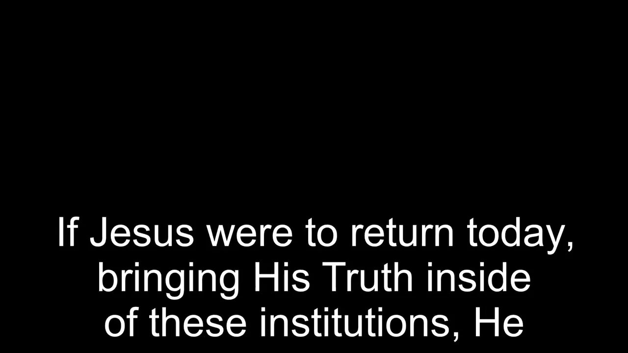 What Jesus Said About Those Who “Went To Church” In His Day