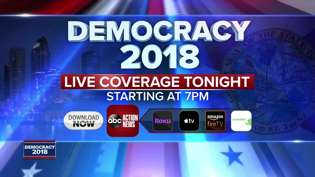 Live team coverage two hours before polls close
