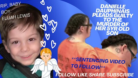 **Danielle Dauphinais (Mom) PLEADS GUILTY ** The Tragic Death of 5yr old Elijah Lewis